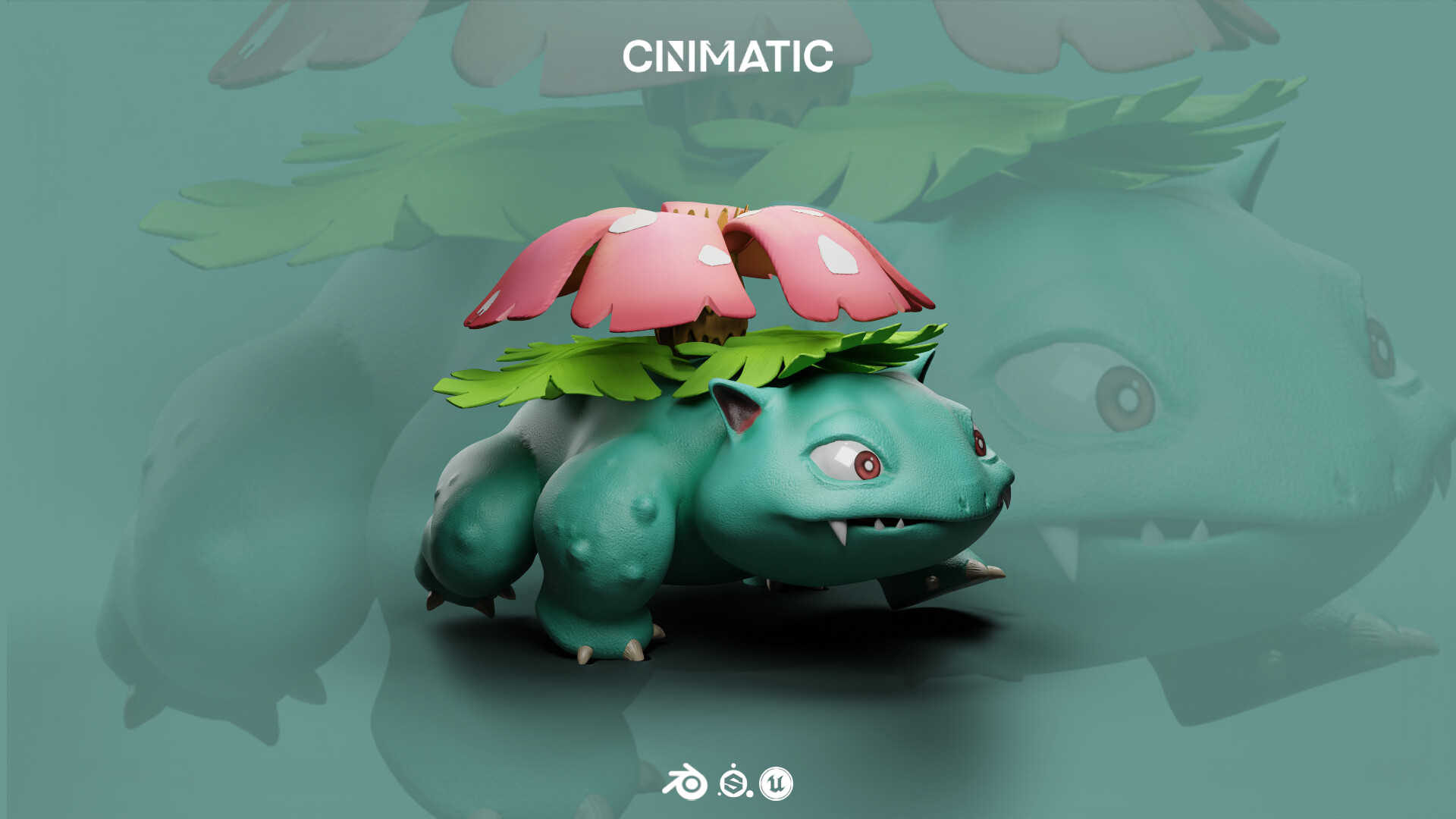 Venusaur - Pokemon 3D Character