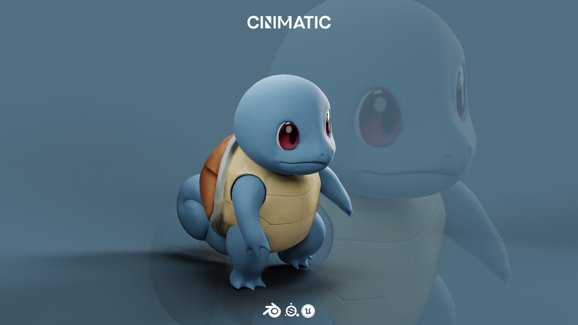 Squirtle - Pokemon 3D Character